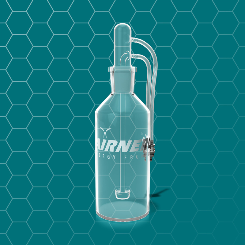 AIRNERGY - Glass bottle & sparkling element, full set