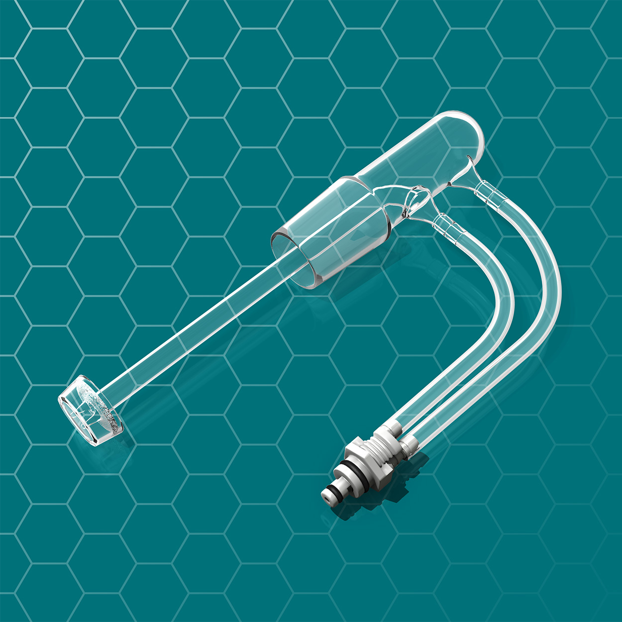 Sparkling element incl. tubes and adaptor (bottle centered)
